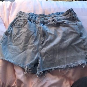Denim shorts